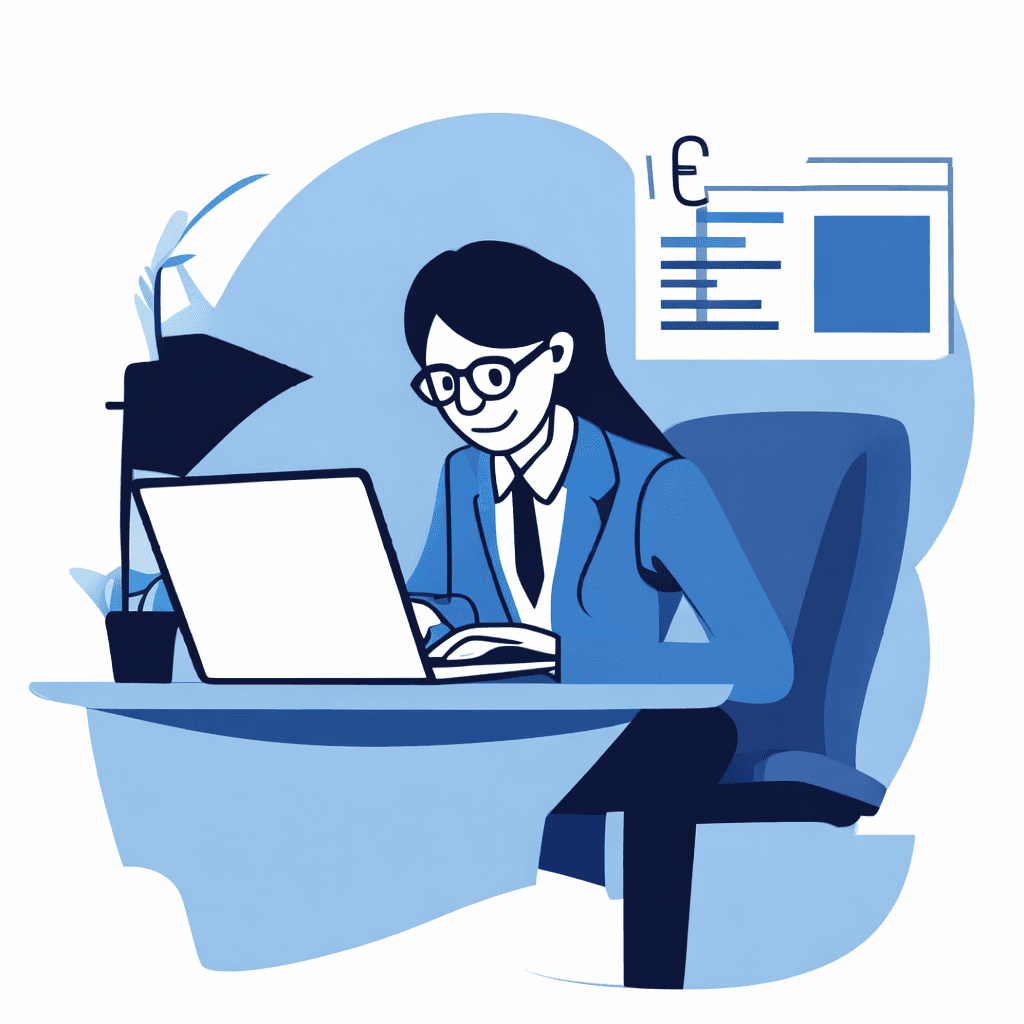 Working professional at a desk